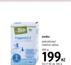 Mléčná výživa dm Bio