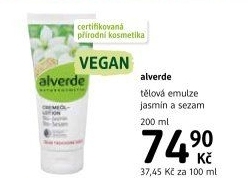 Emulze tělová Alverde