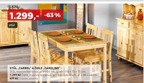 Stůl CARREL
