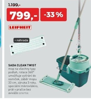 Sada LEIFHEIT CLEAN TWIST