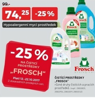 Hypoalergenní aviváž FROSCH EKO ALOEVERA