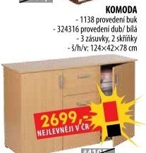 Komoda 1138 buk