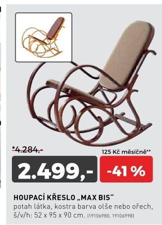 Křeslo MAX BIS PLUS