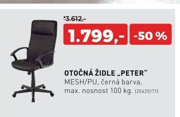 Otočná židle PETER