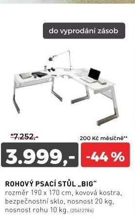 Psací stůl BIG XL