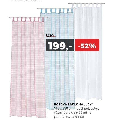 Záclona JOY