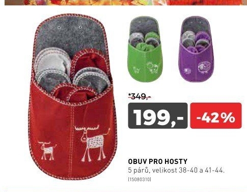 Obuv pro hosty