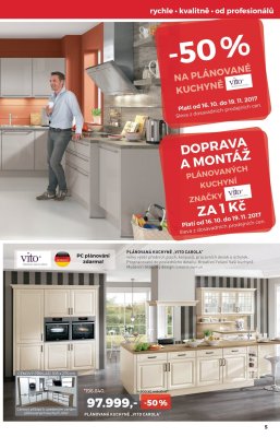 akční leták Kika nábytek 16.10.2017-19.11.2017
