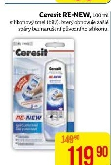Obnovovač zašlého silikonu Ceresit