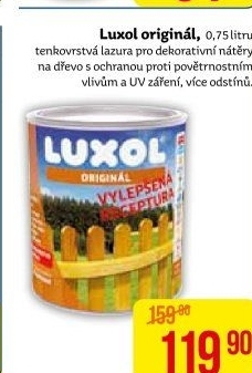 Lazura na dřevo Luxol