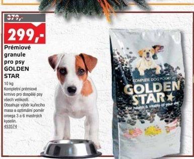 Granule pro psy Golden star Brit