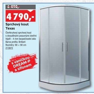 Sprchový kout Texas Roltechnik