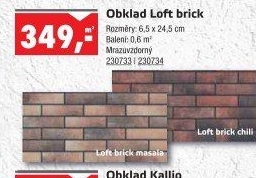 Obklad Loft Brick Masala Cerrad