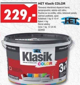 Interiérová barva Het Klasik Color