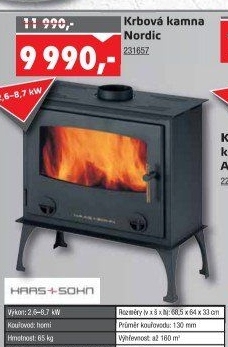Krbová kamna Nordic