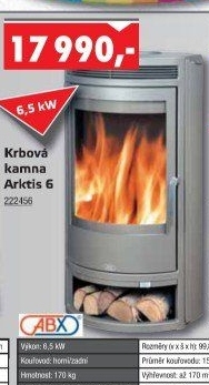 Krbová kamna Arktis 6 ABX