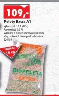 Pelety na topení Extra Ekoenergia