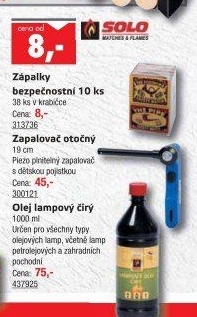 Zápalky Solo