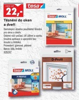 Samolepicí těsnění Tesa