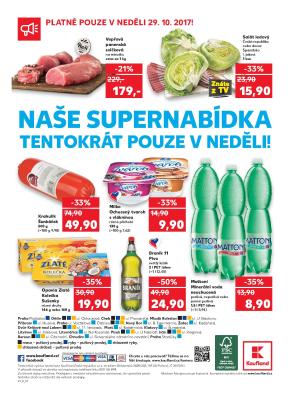 akční leták Kaufland 27.10.2017-2.11.2017