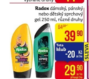Sprchový gel Radox