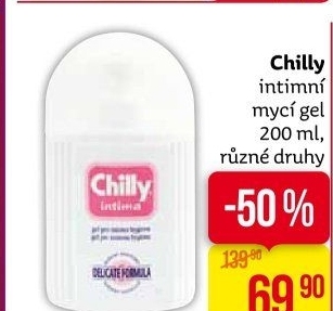 Intimní gel Intima Chilly
