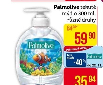 Tekuté mýdlo Palmolive