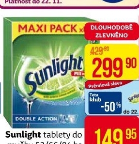 Kapsle do myčky Sunlight
