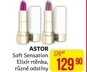 Rtěnka Elixir Soft Sensation Astor