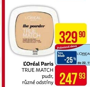 Pudr True Match L'Oréal