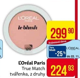 Tvářenka True Match L'Oréal