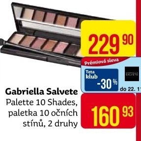 Oční stíny paleta Gabriella Salvete