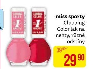 Lak na nehty Clubbing Color Miss Sporty