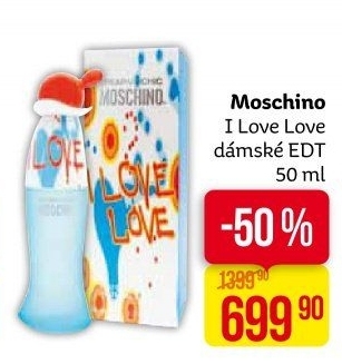 Toaletní voda dámská I love love Moschino