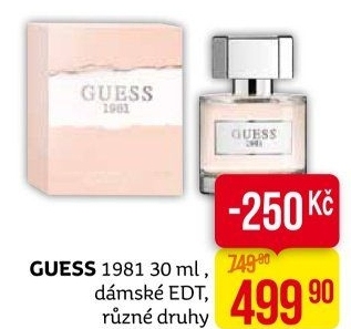 Toaletní voda dámská 1981 Guess