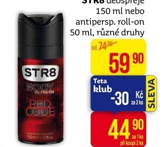 Deodorant sprej pánský STR8