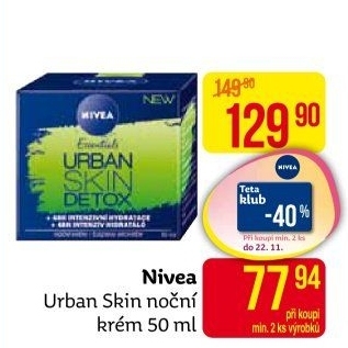 Krém pleťový Urban Skin Nivea