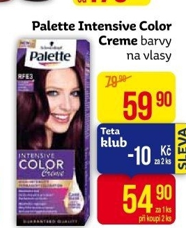 Barva na vlasy Intensive Color Creme Palette Schwarzkopf