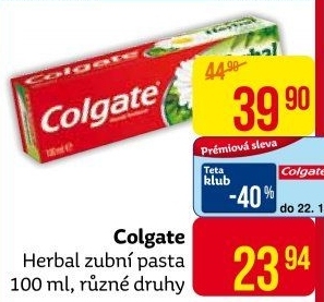 Pasta na zuby Herbal Colgate