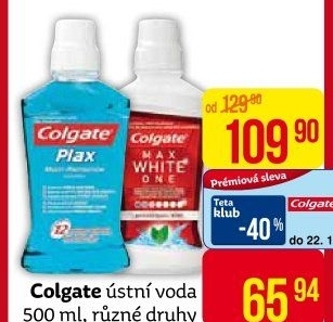 Ústní voda Colgate