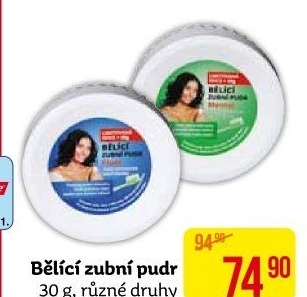 Pudr bělící na zuby EVA