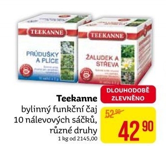 Čaj bylinný Funkční Teekanne