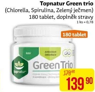 Doplněk stravy Green trio Topnatur