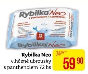 Vlhčené ubrousky dětské Rybilka