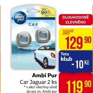 Osvěžovač vzduchu do auta Jaguar Car Ambi Pur