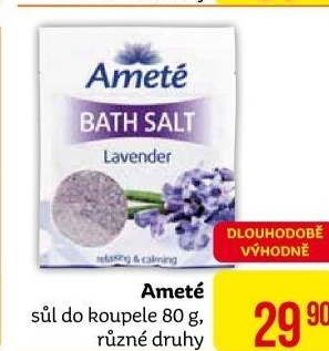 Sůl do koupele Ameté