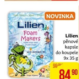 Pěnové kapsle do koupele Foam Makers Lilien