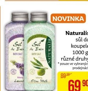Sůl do koupele Naturalis