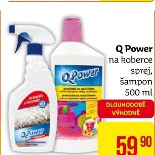 Čistič koberců šampon Q Power