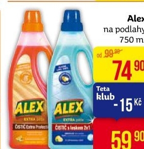 Čistič na podlahy Alex
